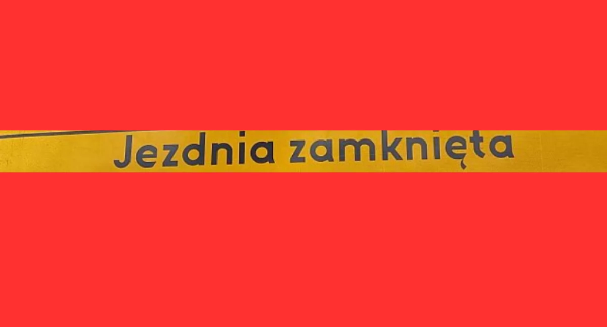 Drogi, Chwilowo zamknięta Milenijna - zdjęcie, fotografia