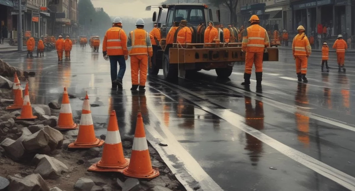 Drogi, zaczęły prace Zakręconej - zdjęcie, fotografia