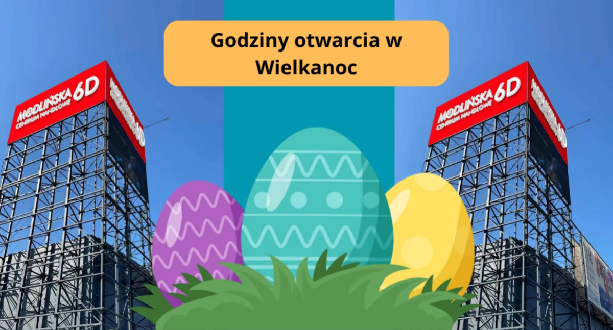 Handel i usługi, Centrum Modlińska działaniem Wielkanoc - zdjęcie, fotografia