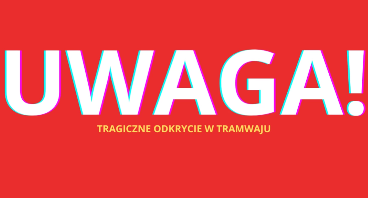 Działania Służb, Tragiczne odkrycie tramwaju Białołęce stało - zdjęcie, fotografia