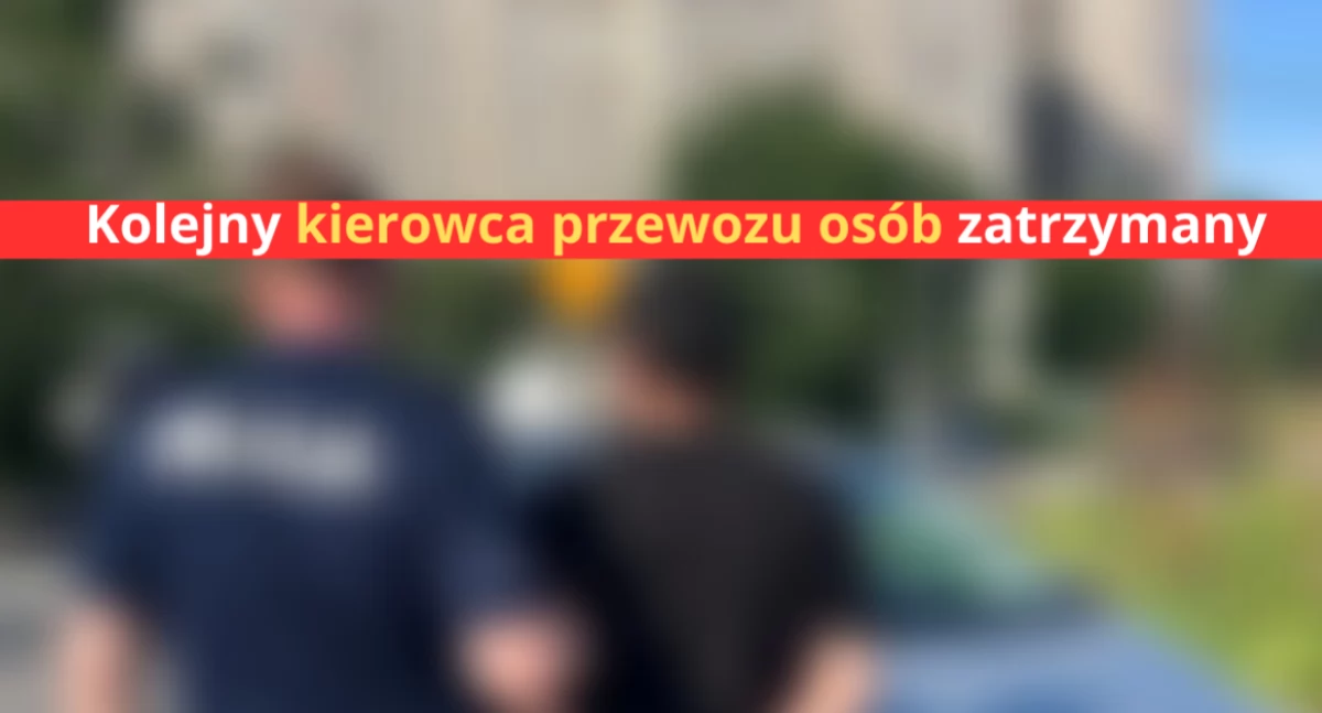 Działania Służb, Następny kierowca przewozu osób zatrzymany razem Białołęce - zdjęcie, fotografia