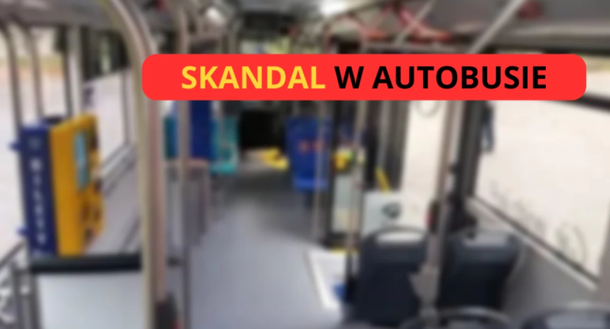 Interwencje, OBRZYDLIWY SKANDAL autobusie Białołęce - zdjęcie, fotografia