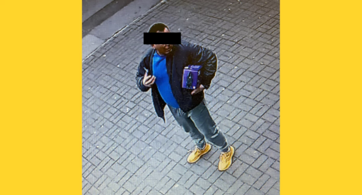Kradzieże i rozboje, Jakby takich cwaniaków było mało Ukradł Warszawie policja szuka - zdjęcie, fotografia