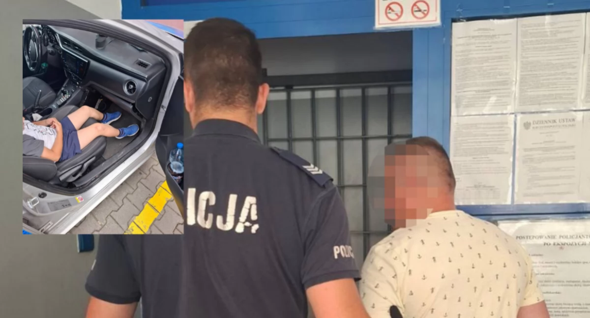 Działania Służb, Kierowca sześcioma zakazami zatrzymany Białołęce Wiózł latka - zdjęcie, fotografia