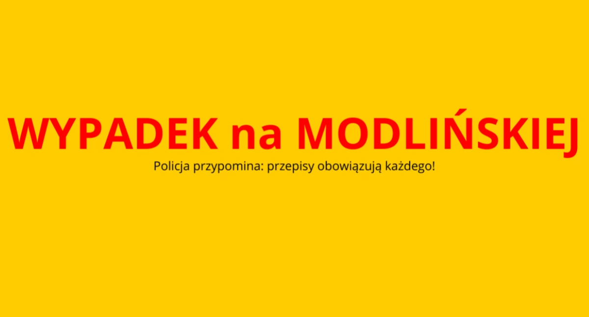 Wypadki, Wypadek Modlińskiej Rowerzystka szpitalu - zdjęcie, fotografia