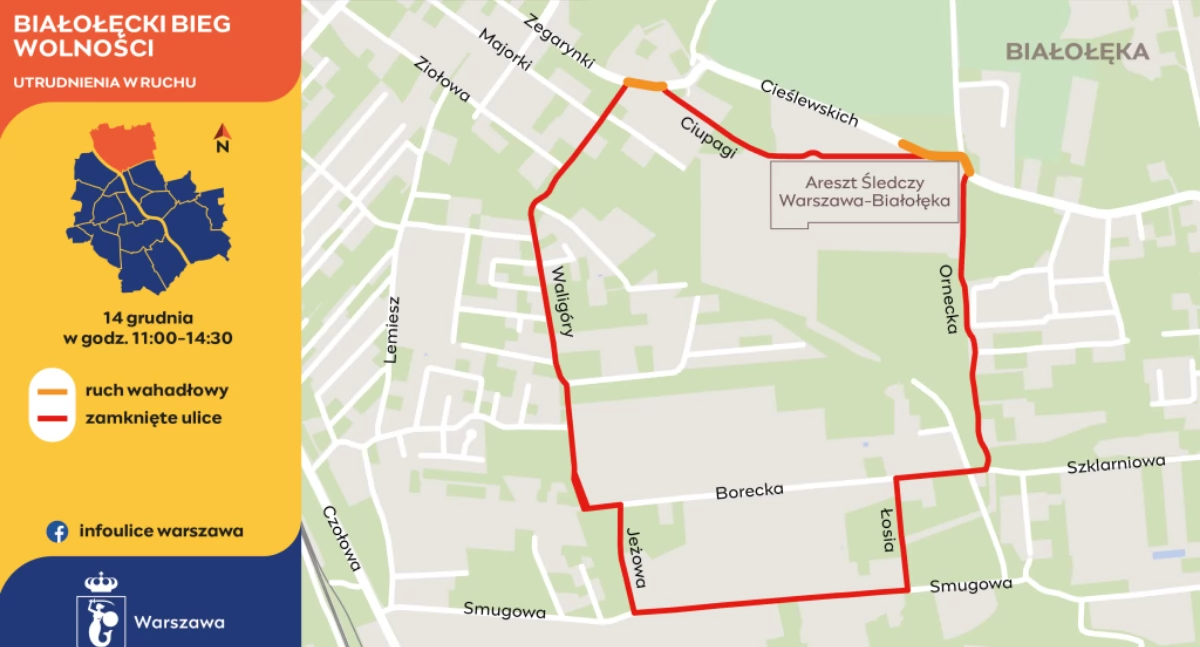 Bieganie, Białołęcki Wolności niedzielę (ZMIANY PLAN) - zdjęcie, fotografia