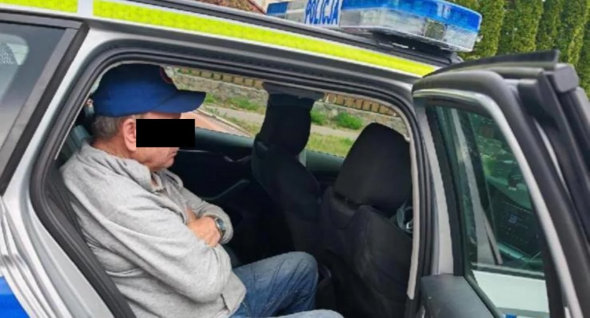 Działania Służb, JECHAŁ PRACY ZATRZYMAŁ PIJANEGO Zaczęło rondzie Łajskach - zdjęcie, fotografia
