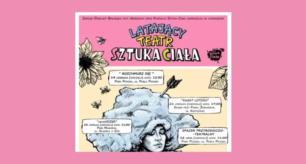 Społeczne, KWIAT LOTOSU Białołęce LATAJĄCY TEATR SZTUKA CIAŁA zaprasza! - zdjęcie, fotografia