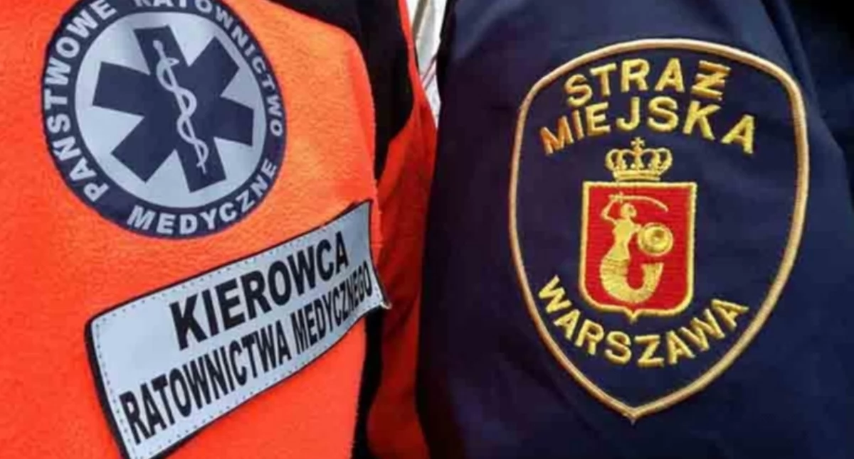 Działania Służb, Interwencja Pradze Północ POMOGLI CHOREMU - zdjęcie, fotografia