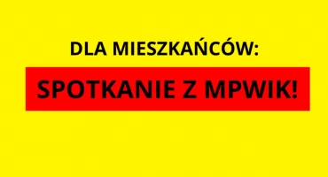 DLA MIESZKAŃCÓW: SPOTKANIE Z MPWiK na Białołęce