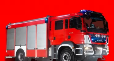 PŁOMIENIE PRZY WARSZTACIE na Białołęce. 